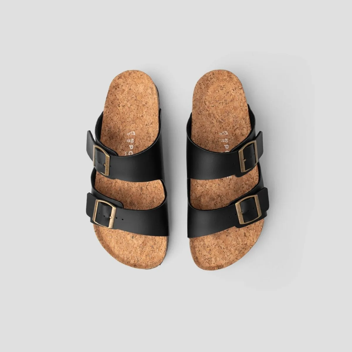Tokyo Cork Sandal Black